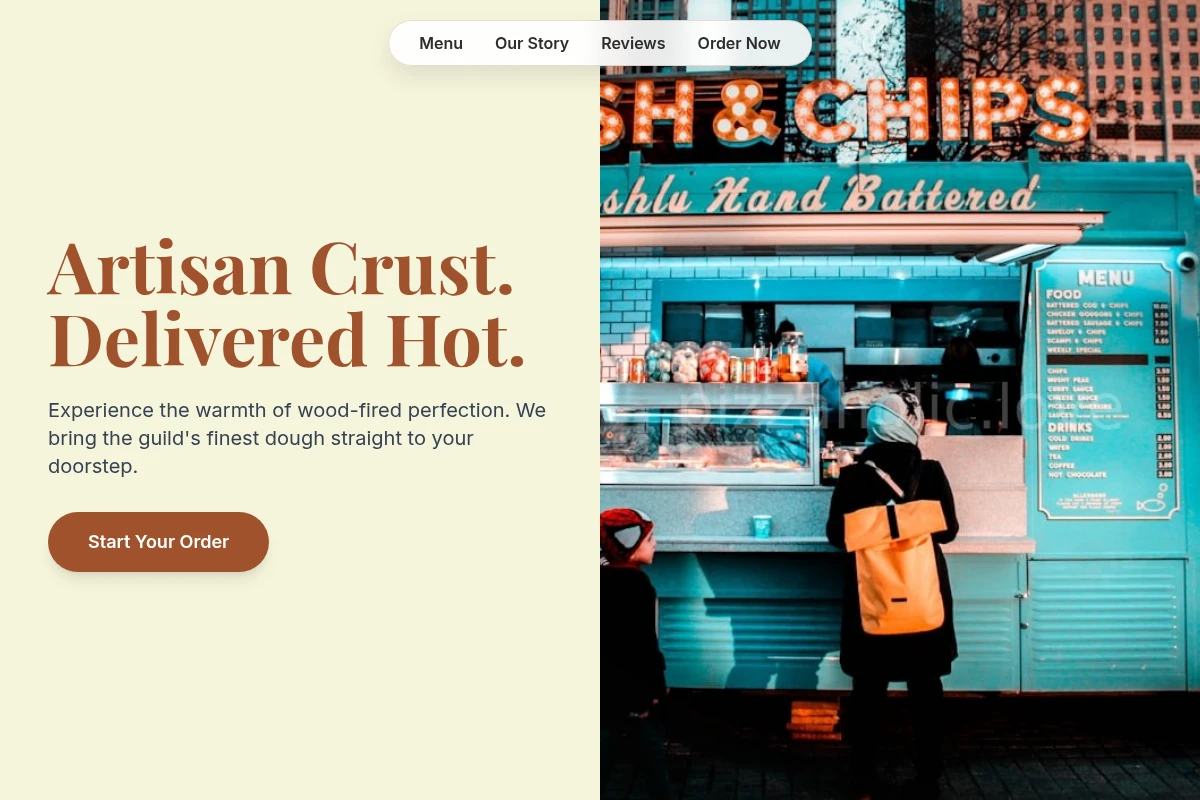 Delivery Food Truck