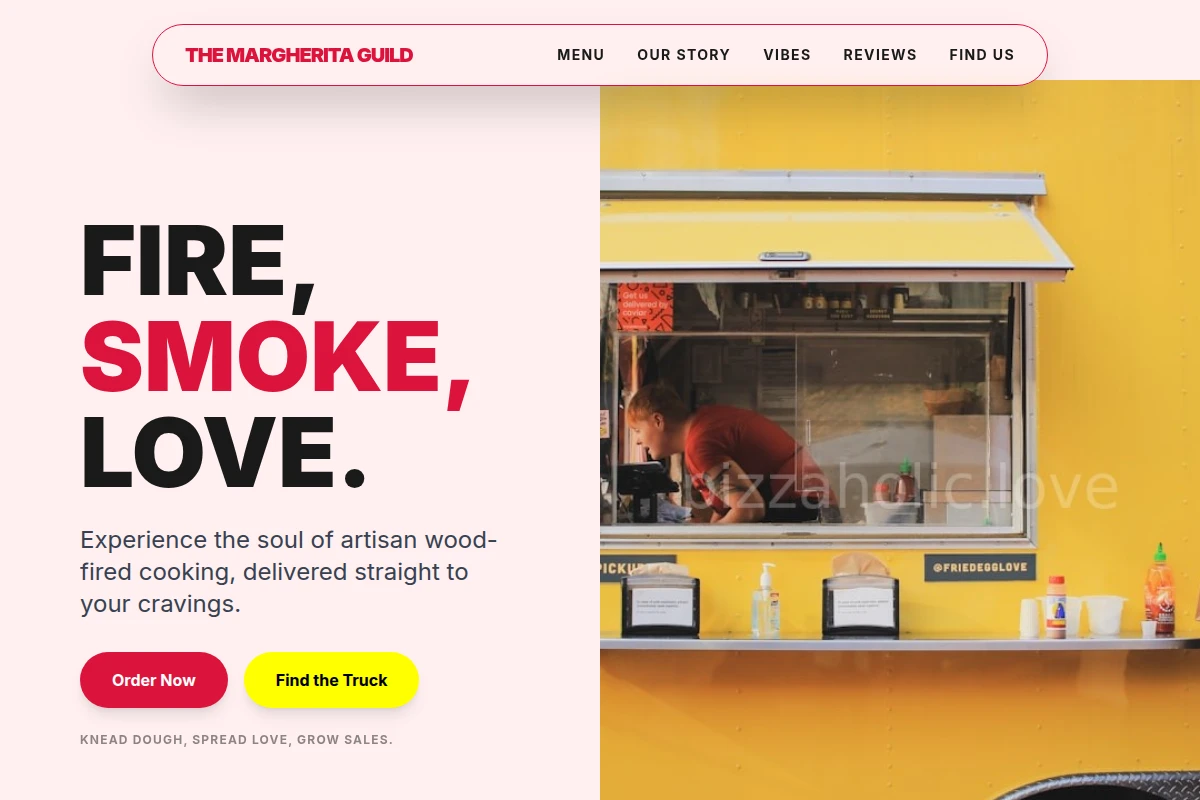 Wood-chip Food Truck