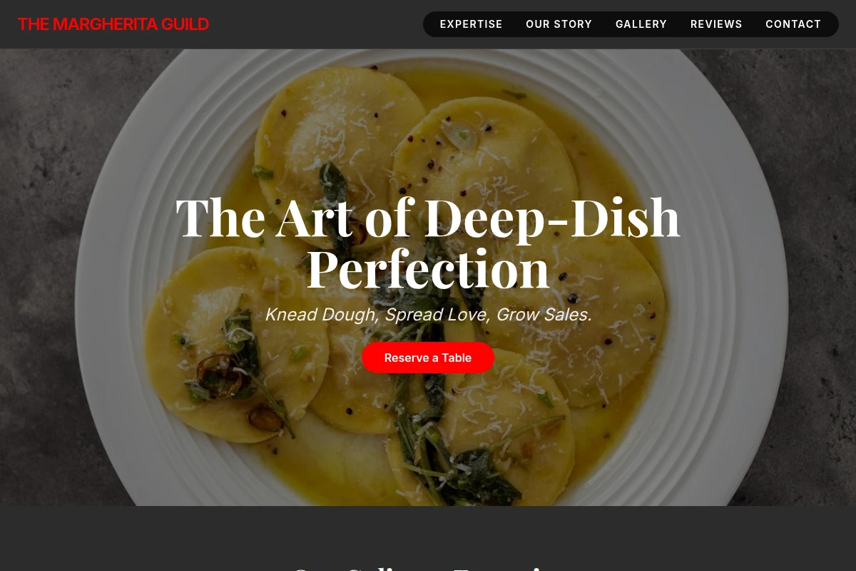 Deep-Dish Italian Food
