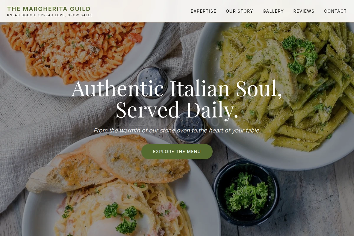 Savory Italian Food
