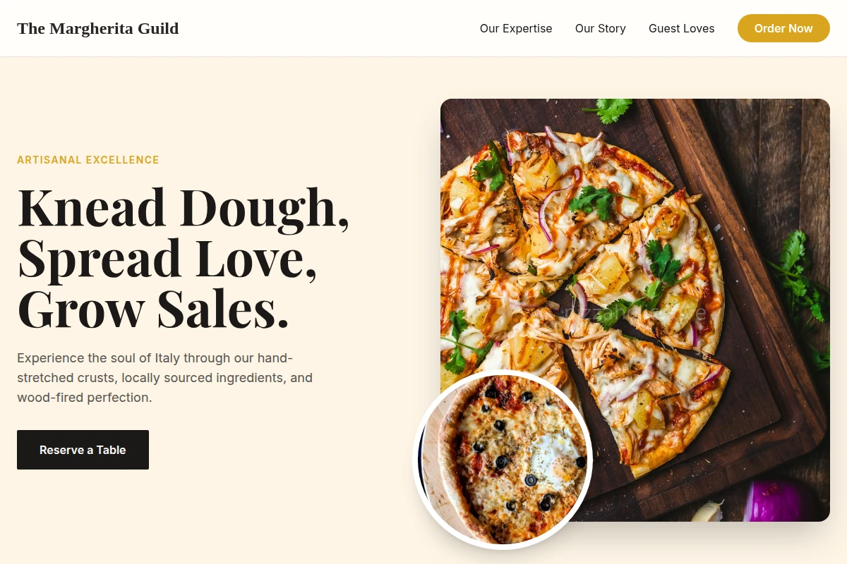 Gourmet Pizza